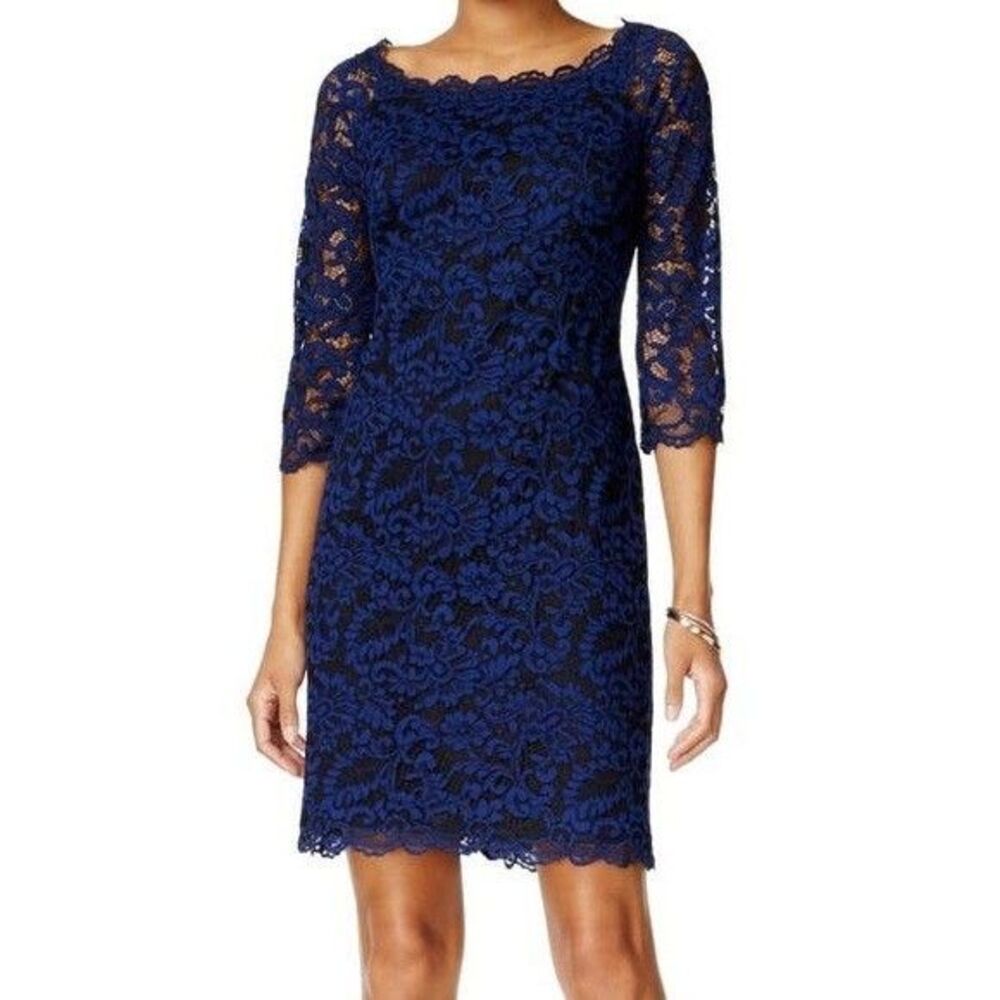 Vince Camuto Lace Cocktail Dress Size 4 NWT